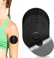 YOUSHARES CGM Sensor Patches for Freestyle Libre 3, 20 Packs Freestyle Libre 3 Sensor Covers Waterproof Adhesive Patches Continuous Glucose Monitor Patch Easy to Use Pre-Cut Adhesive Tape(Black)