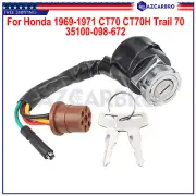 For 1969-1970 Honda CT 70 CT70 CT70HA New Ignition Switch & Keys 35100-098-672