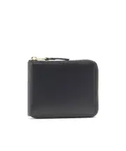 Comme des Garçons Wallet Embossed Zip-Around Wallet One size Black