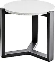 Cooper & Co. Sass Terrazzo Black Base Side Table, Multicolor, 49 cm Length x 49 cm Width x 47 cm Height