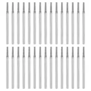 30pcs 1.6mm Diamond Hole Saw Cylindrical Grinding Drill Bits with 2.35mm Shank