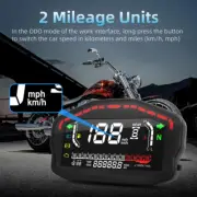 Motorcycle Universal LCD Display Tachometer Water Thermometer Display Dashboard