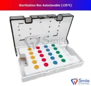 Dental Sterilization Autoclave Empty Box 135 °C For Dental Burs Smile dental U.K
