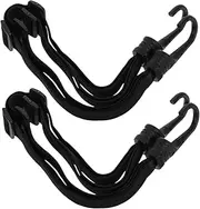 GANAZONO 2pcs Elastic Motorcycle Helmet Straps for Secure Luggage Binding Fit Rubber Straps for Electric Bike Helmets Strong Hold for Offroad Use Reliable Security for Safe Travel