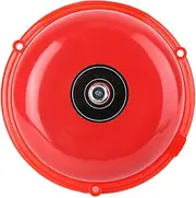 Metal Fire Control Electric Bell 4 Inches 100db Red Hard Metal Shell Copper Coil Alarm Bell for Home Office (#1)