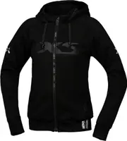 IXS Rapid 1.0 Ladies Motorcycle Zip Hoodie, black, Size XS for Women