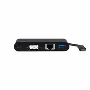 StarTech USB C VGA Multiport Adapter, Power Delivery, USB 3.0, GbE - DKT30CVAGPD