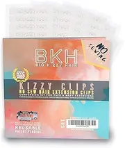 Big Kizzy Brown Kizzy Clips - No Sew Extension Clips Kit. Convert Tape In & Wefted Hair Extensions to Clip Ins - 6 Inch, Reusable