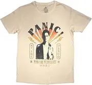 [Rock Off officially licensed products] Panic at The Disco Viva T Shirt M Sand