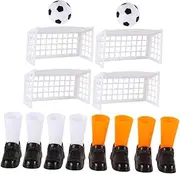 SOPOTUTU 1 Set Mini Tabletop Fingertip Soccer Game Interactive Football for Fans Enhances Hand Eye Coordination Reflexes Present for Soccer Lovers Play The Go
