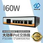 交換器 網路交換機 POE供電 攝影機 單埠 60W SWITCH 交換機 網路設備 網路口RJ45 網路線延長