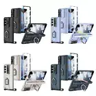 For Samsung Galaxy Z Fold 6 5 Shockproof Armor Ring Hinge Folding Pen Slot Case