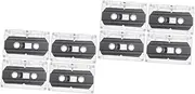 jojofuny Pcs Blank Audio Cassette Tapes Recordable Cassette Tapes for DIY Retro Parties