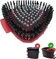Scrubber for Vileda Turbo EasyWring Floor Mop Scrubbing Brush Cleaning Brush for Bathroom and Kitchen Tiles(Filled with Bristle Brushes)