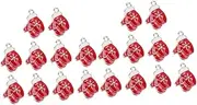 TEHAUX 2sets Gloves Design Charm Pendants Christmas Jewelry Charms DIY Jewelry Making Bracelets and Necklaces Charms 10pcs*2