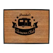 Grandads Caravan Club - Funny Novelty Doormat Man Cave Floor mat
