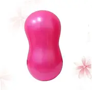 LAPYAPPE Fitness Peanut Shaped Yoga Ball Burst Exercise Stability Ball for Balance Training and Workouts Thick Design for Gym Use Pink