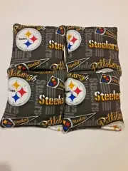 4 Cornhole Bag Set Corn Hole Pittsburgh Steelers