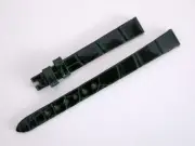 Van Cleef & Arpels Shiny Green Alligator Strap 10.5mm for Mini Charms 21mm New !