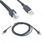 2m Cable Compatible with For Symbol Barcode Scanner LS1203 L 208 LS4208 DS9208
