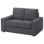 KIVIK compact 2-seat sofa, Gunnared medium grey