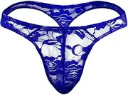 [BreakEgg] Men's Sexy Lace G-String Underwear Seamless Transparent Thong