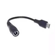DC Power Supply Plug Adapter Female 5.5x2.1mm To USB C Power Cable