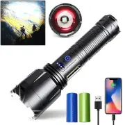 Flashlights High Lumens Rechargeable,300000 Lumens Super Bright Flashlights, 7