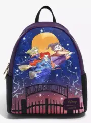 Loungefly Disney Hocus Pocus Cemetery Night Burial Hill Mini Backpack Bag NWT