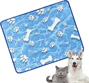 Puppy Cooling Blanket,Washable Cooling Pad for Dog | Portable Cat Supplies, Reusable Hot Weather Accessories for Senior Pet Care