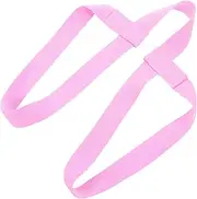 JOINPAYA Yoga Mat Straps Yoga Mat Sling Gym Mat Carrier Picnic Mat Sling Yoga Strap with Loops Exercise Mat Holder Yoga Mat Tie Rope Yoga Straps for Women Pink Polyester Cotton