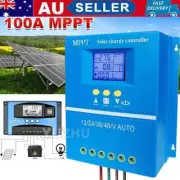 100A MPPT Solar Charge Controller 12V/24V/36V/48V DC Charge Controller Regulator