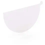 WA NEW Stratco Half Round Gutter Stop End Off White