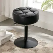 Adjustable Vanity Stool, 360°Swivel Vanity Chair Stool for Makeup Room, Black St