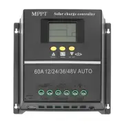 MPPT Solar Charge Controller, 60A Solar Panel Charger 12V 24V 36V 48V Auto