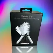 Samson Meteor Mic UBS Studio Microphone For Computer Recording. Includes Manual