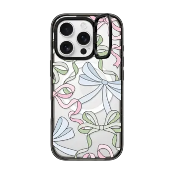 iPhone 16 Pro Impact Ring Stand Case MagSafe Compatible Ribbons