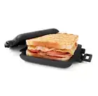 Microwave Toastie Maker Non stick Dishwasher Microwave safe Black