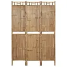 NNEVL 3-Panel Room Divider Bamboo 120x180 cm