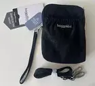 Baggallini Bryant Pouch RFID Mini Crossbody Wristlet - Black Cheetah