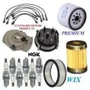 Tune Up Kit Filters Cap Wire Plugs For CHEVY C10 L6 4.8L; W/O High Energy 1975