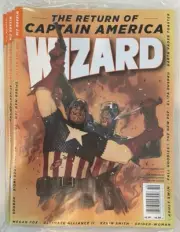 Wizard Magazine 216 NM Factory Sealed Captain America
