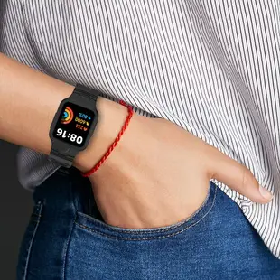 【純色矽膠錶帶】Xiaomi MI watch lite 小米手錶 手環 錶帶+保護殼 防摔 運動 腕帶 替換帶