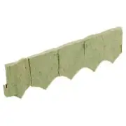Suncast Flagstone No Dig Border Edging for Garden, Lawn, or Landscaping, Light