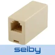 Avico Telephone Adaptor US Modular Socket To US Modular Socket 6P4C Cord Joiner