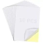 10 Sheets Clear Double Sided Adhesive Tape Sheets for Craft,A4 Size Super Strong