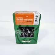 NIB SPAX Flat Head Exterior Coated 2" Deck Wood Screws #8x Torx T-Star Plus 1Lb