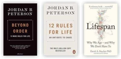 12 Rules for Life:An Antidote; Beyond Order & Atomic Habits 3 Books Set