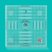 Creative Grids Turbo 4-Patch Template Quilt Ruler