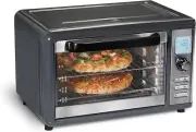 Hamilton Beach Sure-Crisp XL 1.12 Cu. Ft. Air Fryer Digital Toaster Oven